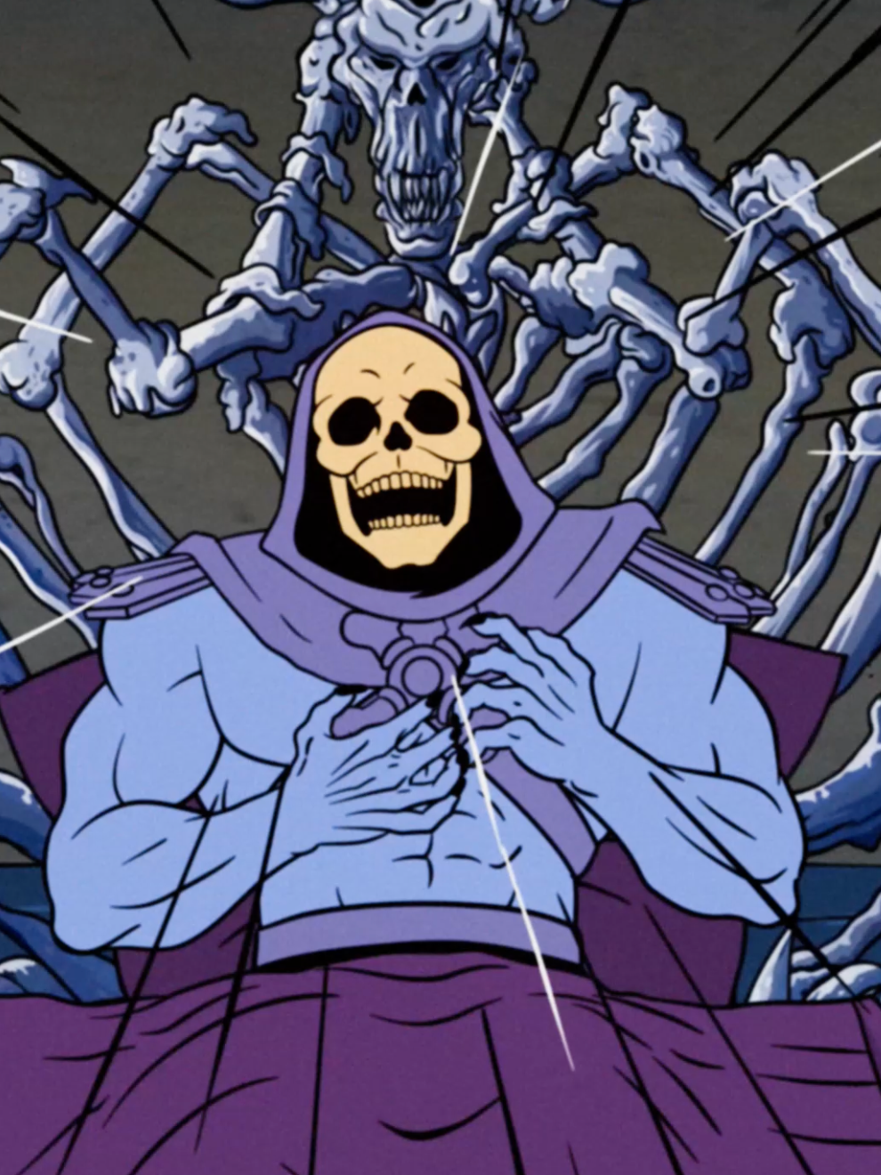 As the dastardly Skeletor sleeps, he dreams of not just one, but three nightmare-fueled visions of his greatest nemesis. RAID x Masters of the Universe is back! Get He-Man in a Champion Pass. Log in for 7 days between May 19 & June 22 to get Skeletor! #RAIDrpg #RAIDShadowLegends #hemanjoinsraid #skeletorjoinsraid #MOTU