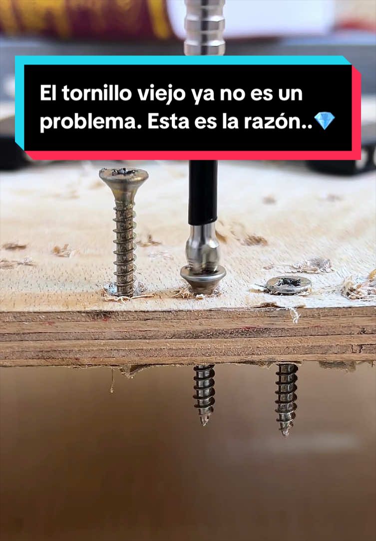 El tornillo viejo ya no es un problema. Esta es la razón..💎#drill #DIY #powertools #tiktokshop #trending 