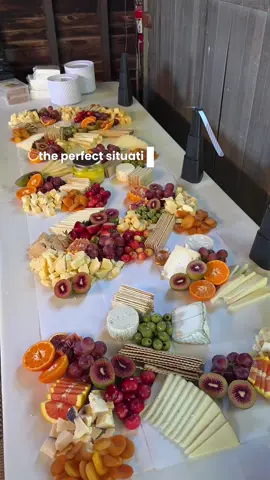 If you’re a wedding guest, do you prefer a grazing table or passed apps at the cocktail hour?! #partyfoodideas #grazingtable #catering #charcuterie #creatorsearchinsights 
