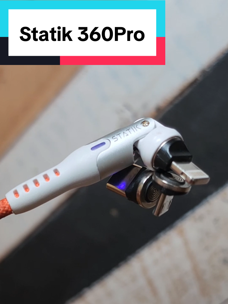 The last charging cable you'll ever need. @STATIK US  #chargingcord #chargingcable #360pro #phonechargers 