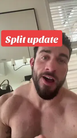 Training split update. #GymTok #bodybuilding #workout #gym #muscle 