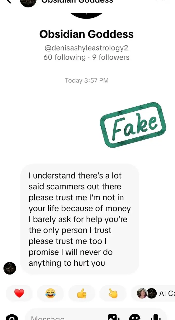 please be careful out there!!! this is somebody who messaged one of my mods personally and said this to them please be careful because this person whoever it is comes into my lives and watches and mimics please be careful out there!