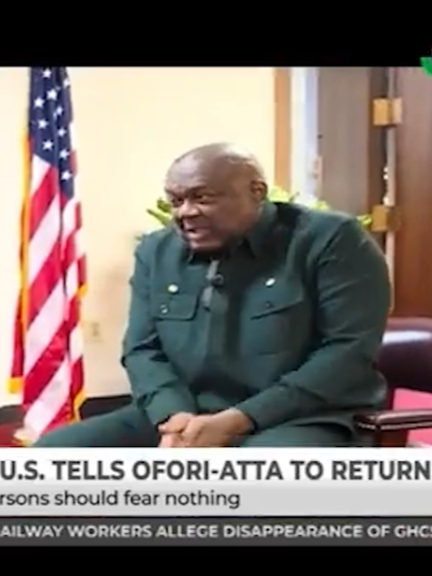 Ghana's ambassador to the United States, Victor Smith, says former Finance Minister Ken Ofori-Atta should return to Ghana and face the legal process, insisting that 