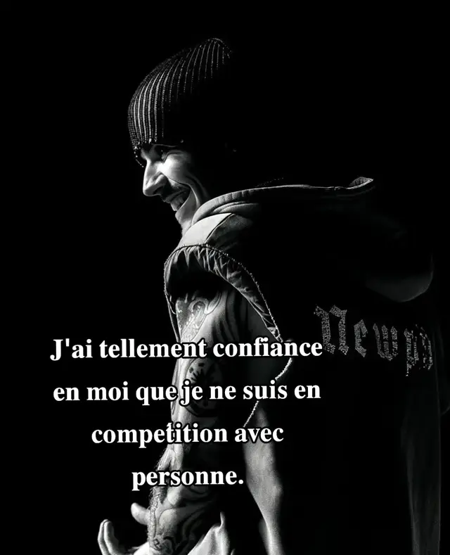 je préfère évoluer plutôt que rivaliser ; le succès des autres ne menace pas le mien ; ma seule vraie concurrence, c’est la personne que j’étais hier. .