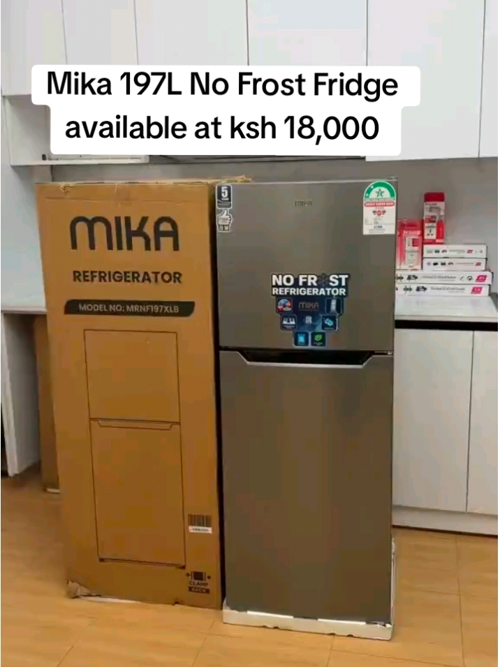 We've got the right appliances for you #mika #fridge #kitchenupgrade #new #fyp 