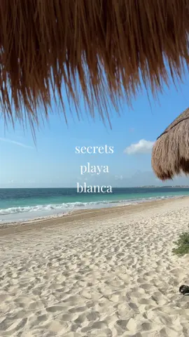 If you’ve been considering booking a stay at Secrets Playa Blanca, let this be your sign 👀 #honeymoondestination #honeymoon #secretsplayablanca #allinclusiveresort #likeaprayervibes 