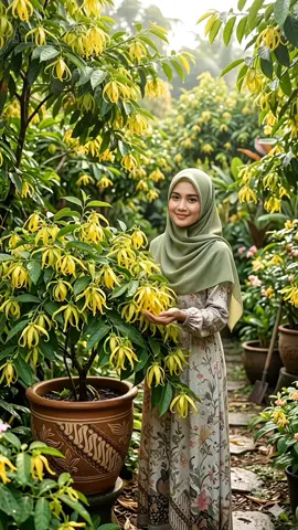 “Harumnya bikin rumah serasa taman surga 🌼✨ #bungakenanga #tanamanhias #fyp”