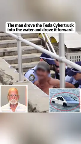 A man is facing multiple charges after police say he intentionally drove his Tesla Cybertruck into a lake to test its 