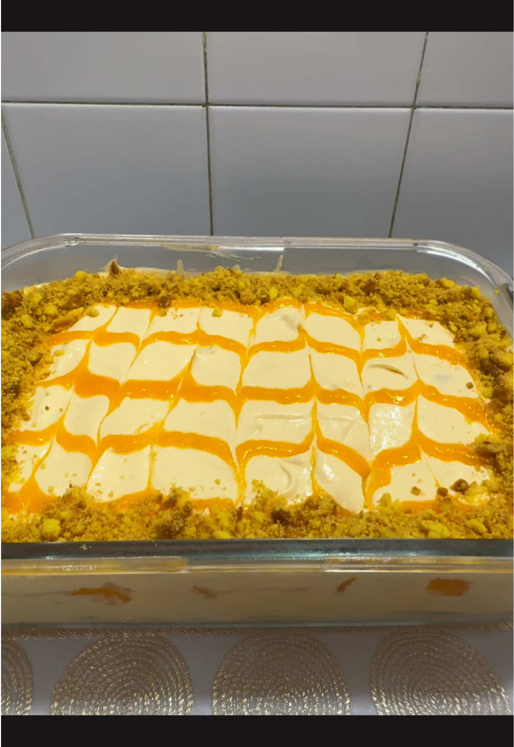 Mango Dessert Recipe Mango Delight 😋 follow for amazing recipes #trending #viral #titok #foryoupage❤️❤️ #cookingwithrebaha 