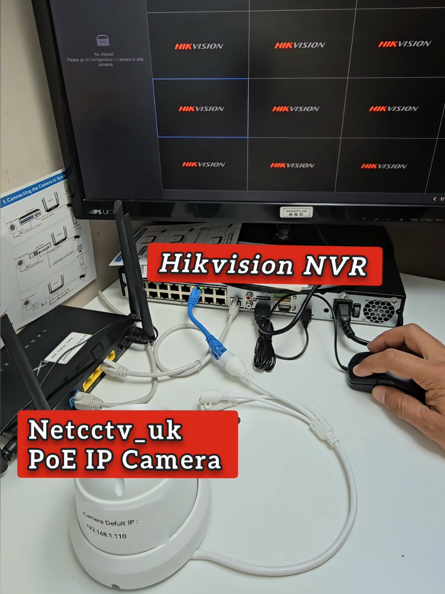 Advanced Search: Integrating an IP camera with the NVR.