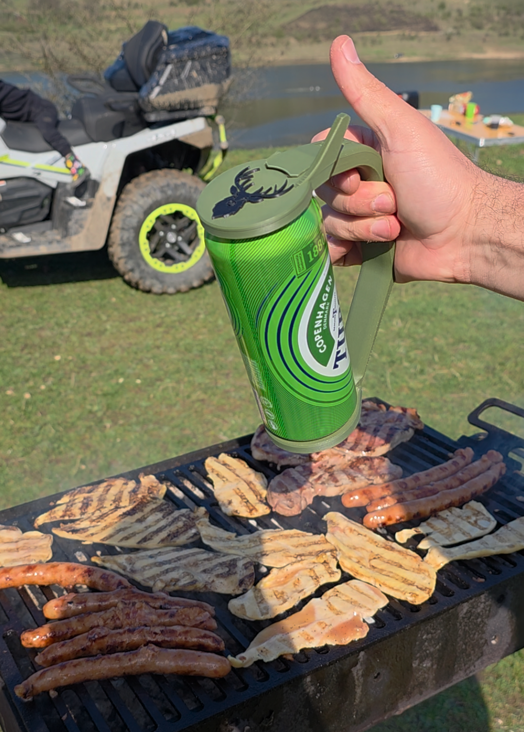 #sofprint3d #beer #beerholder #beerholderandprotector #grill 