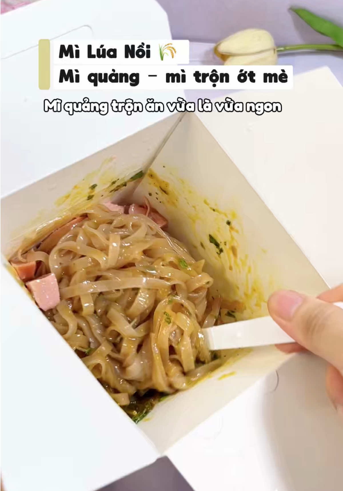 Vị mì quảng tui thấy ngon ăn vừa vị lắm luôn ý đáng thử lắm nha #miquang #miquangtron #miluanoi #mianlien #mitron 