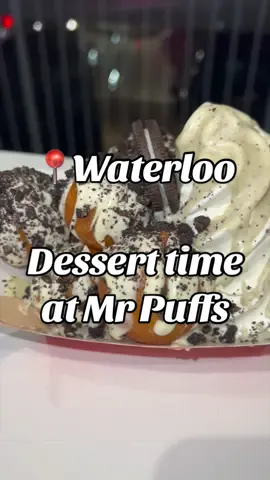 Mmmm Mmmmm Mmmm 😋👌 That’s how good @Mr. Puffs / @MrPuffsWaterloo is ⭐️⭐️⭐️⭐️⭐️ Mount Olympus…Cookie and Cream & Black Forest Can’t wait to go back and true the Dubai version 😍😍😍 #mrpuffs #waterloo #dessert #food #Foodie