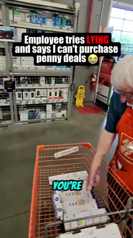 I don’t think he knew what he was talking about😭 #resellingcommunity #homedepot #pennyshopping #sidehustle #clearancefinds 