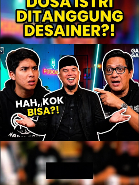 Bukan suaminya, tapi malah desainernya yg nanggung dosa? Teori darimana ini Pak de #ahmaddani #andretaulany #syifahadju #alghazali