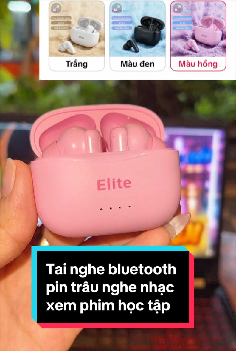 Tai nghe Bluetooth Elite pin trâu nghe nhạc xem phim học tập gaming nè ##tainghe##tainghebluetooth##tainghekhongday##tainghegiare##cerealcerdik