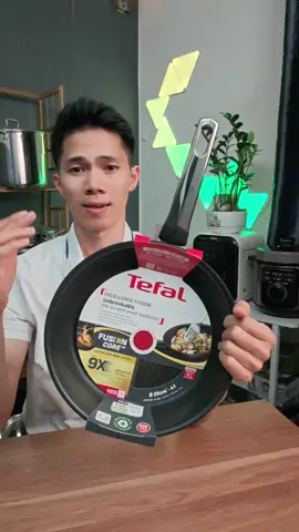 Chảo nhập khẩu Pháp cao cấp Tefal. Bền hơn gấp 9 lần. Dùng được với mọi loại bếp. #chao#chaochongdinh#tefal#xuhuong#dobep 