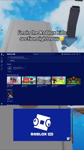 I just got access to the Roblox Kids and Select Update… and it’s Interesting🧐🙏 #roblox #review #update #robloxnews #fyp 