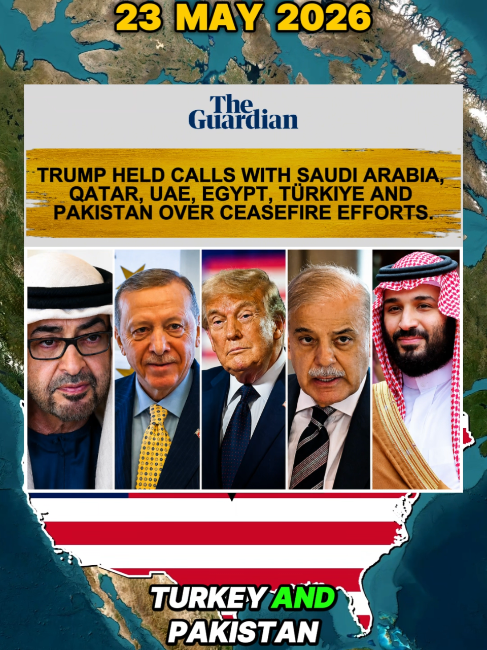 Trump Says Iran Decision Is ‘50/50’ Between Deal and Renewed War | Here’s the last 24 hours in geopolitics: Disclaimer: This content is for news reporting, educational, and informational purposes only. It does not promote violence, political agendas, or harm of any kind.#geopolitics #daliynews #breaking #news #WorldNews 