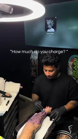 FAQ: How much do you charge? #tattooartist #melbournetattoo #hillcityink