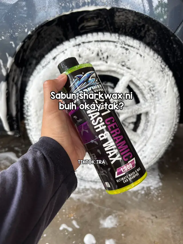 Tengok sabun sini @Axia si Atira  #carshampoo #sabunkereta #sharkwax 