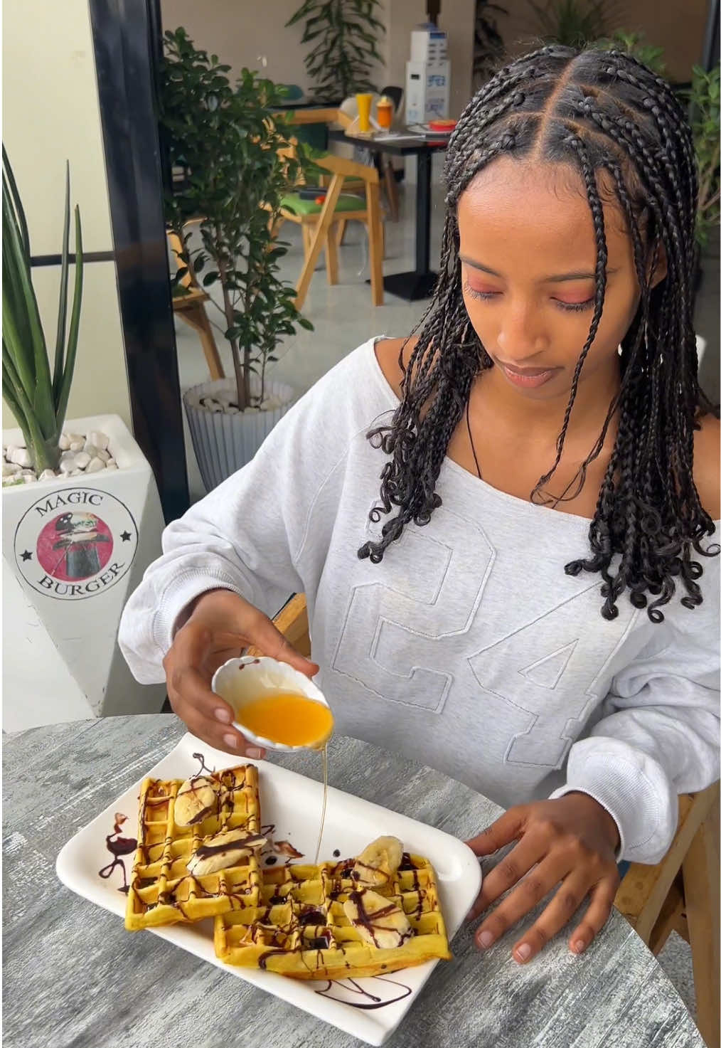 Best breakfast foods in bulbula Maryam mazorya     📌Magics burger 