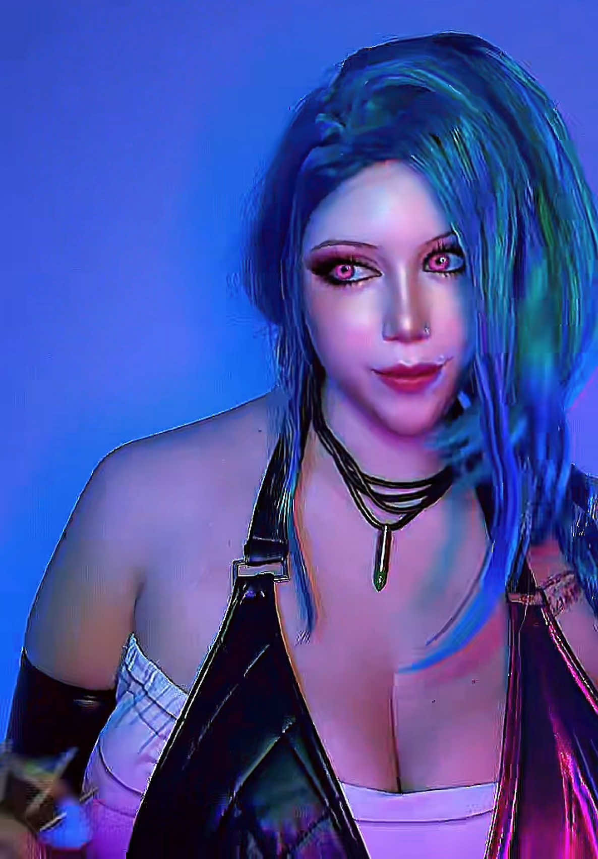 Well anyway- (the rightful Lol version of Jinx heh🙂‍↕️) #jinxcosplay #leagueoflegends #jinx #arcane #fyp 