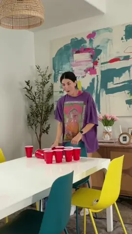 Teaching them hand eye coordination, friendly competition, and life skills 😌 #momhumor #millennialmom #summerbreak #momlife #kidactivities 