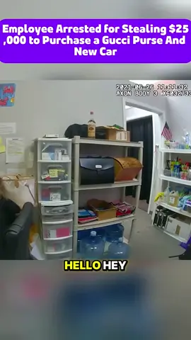 Employee Arrested for Stealing $25,000 to Purchase a Gucci Purse And New Car #policeoftiktok #cops #police #copsoftiktok 