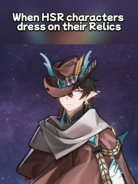 When HSR characters dress on their Relics!!! #hsrbm #hsr #honkaistarrail #honkai #starrail
