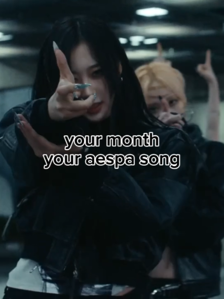your month your aespa song #aespa #yourmonthyoursong #armageddonaespa #kpop #fyp 
