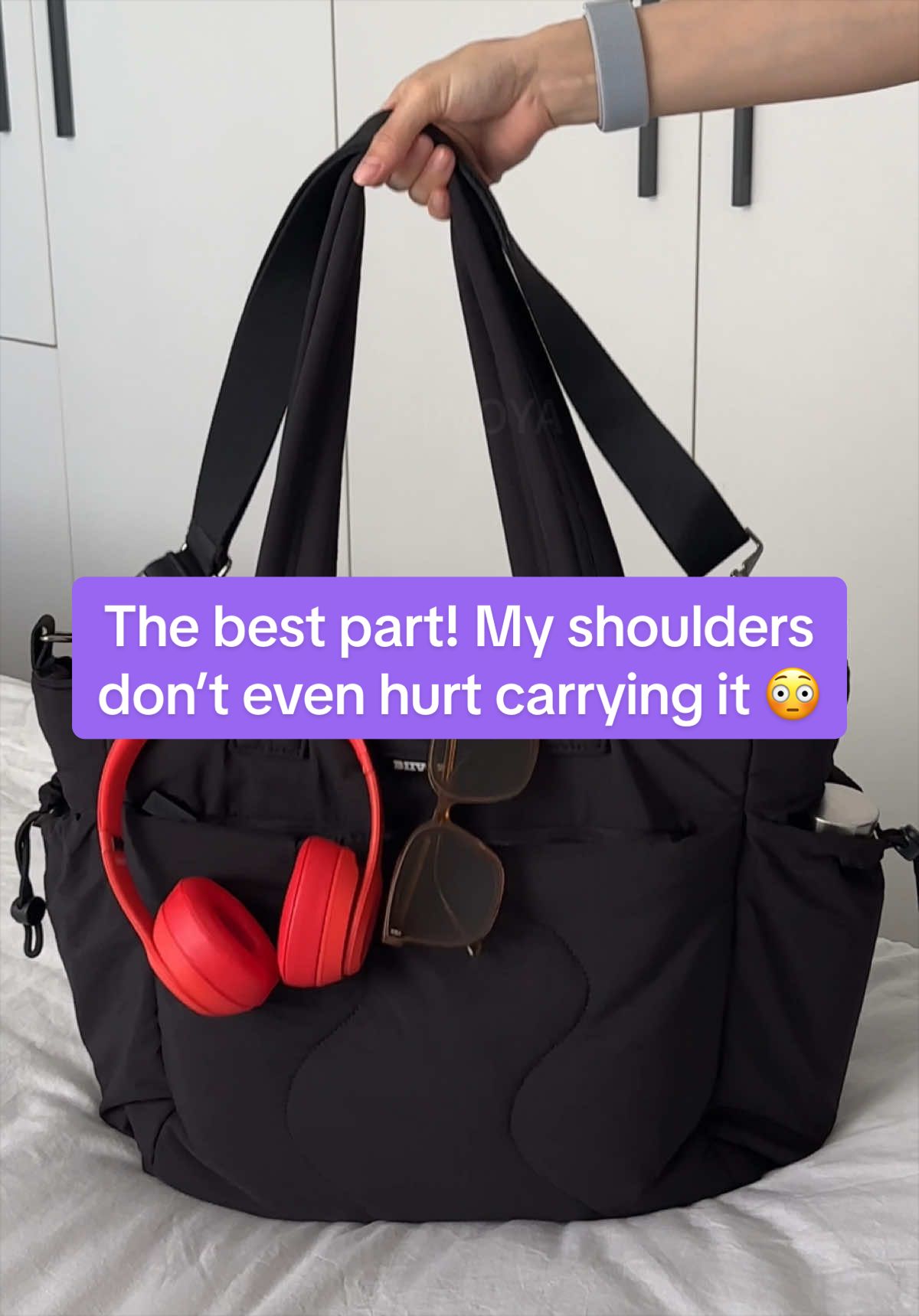 The best part! My shoulders don’t even hurt carrying it 😳#BIIVOYA #tiktokshopmemorialday #weeklydeals #SummerVibes #shoulderbag 