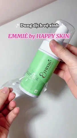 Dung dịch vệ sinh Emmié by Happy Skin dịu nhẹ, dùng thít lắm nha #dungdichvesinh #dungdichvesinhemmiebyhappyskin  #ddvs #xuhuong 