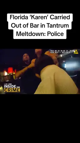 Florida ‘Karen’ Carried Out of Bar in Tantrum Meltdown: Police #copsoftiktok #policeofficersoftiktok #policeoftiktok #policeofficer #police 