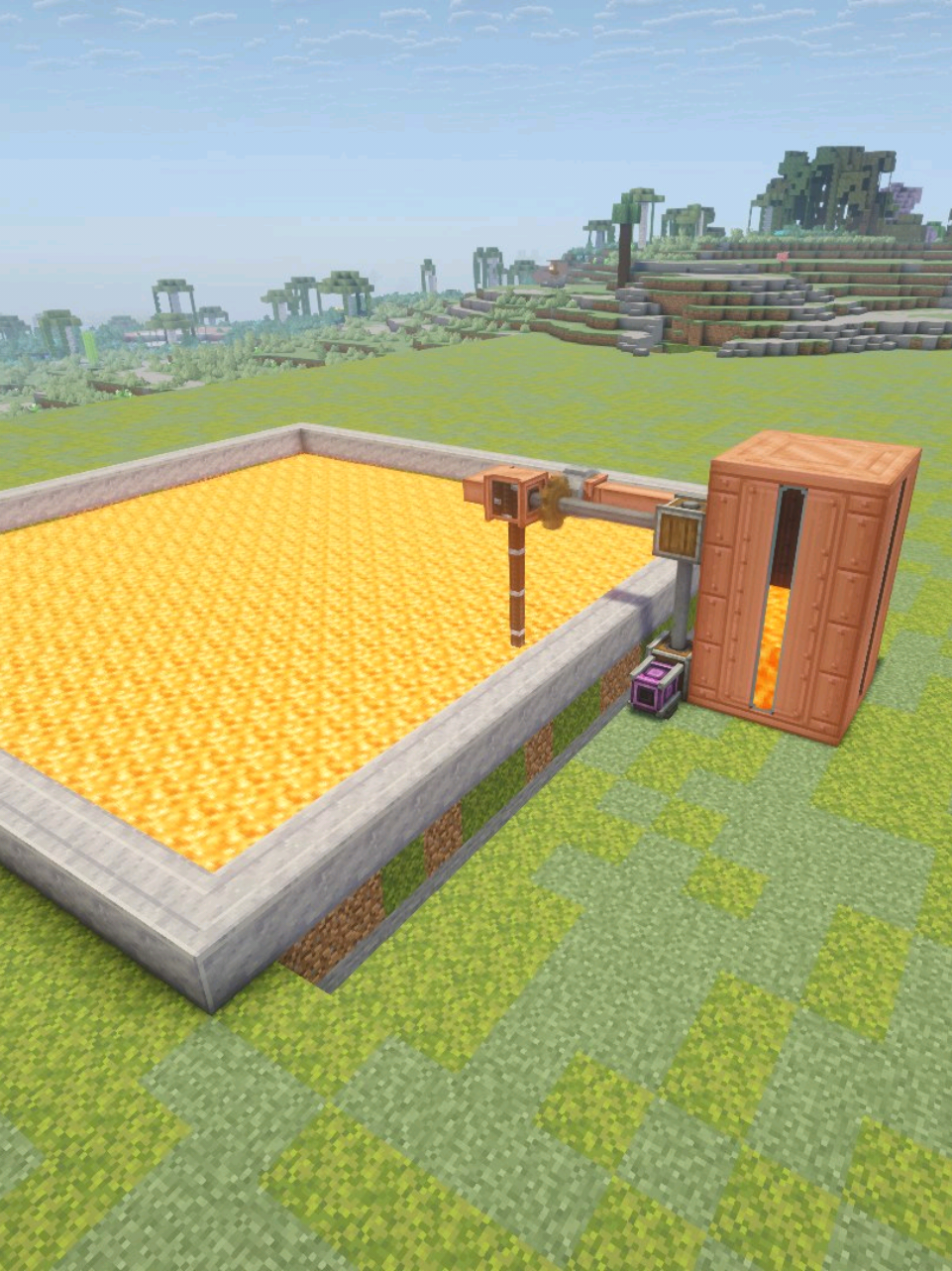 Бесконечный источник лавы в моде Create!  #Minecraft #createmod #guide #ктопрочиталтомусчастьяиздоровья 