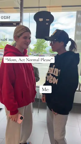 One day she is going to be in a store with her own kids doing the exact same thing and she is going to think of me 🥹🥰 Raise them weird. They remember it forever💛 The embarrassment is the love language😏