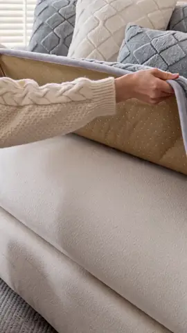 Plush Sofa Cover, Pet Friendly Square Pattern Quilted Design, Anti-Slip Protective Layer, Ideal for Home Decor & Offices #dogcarseatcover #cushioncover #chaircovers #washablecouchcovers #ultracovercushion #sectionalcouches #oversizedthrowpillows #duvetcoversets #couchshopping #sofadecor