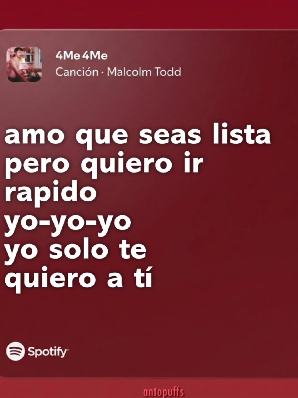 4Me 4Me - Malcolm Todd || ya casi sale el álbum 😭 #malcolmtodd #4me4me #letraespañol #lyrics #earrings 