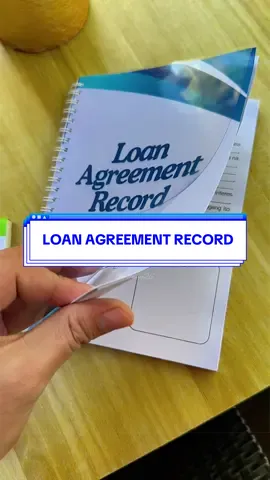 #loanagreement #loan #utang #notebook 