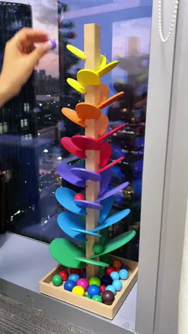 The musical tree makes such soothing sounds! A wonderful mix of colors and music. It helps build focus, color recognition, musical sense and sensory skills. Made of natural wood, totally safe for little ones. #MusicalTree #EarlyEducationalToy #WoodenToy #BabyEssentials #StressReliefToy 