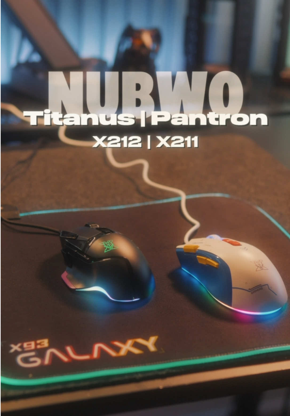 เมาส์มีสายยังน่าใช้ไหม Nubwo Titanus X212 | Pantron X211 #mr_stone🗿 #gaminggear #gamingmouse #Tech #mice 