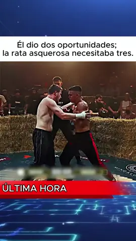 🔥HE OFFERED HIS HAND TWICE THE RAT CHOSE THE FIST 😡😡#boxing