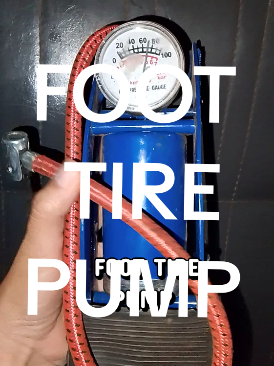 Multi purpose Air foot high pressure. Portable foot tire for Car/bike/motorcycle/automobiles mini bicycle tire inflator... #foottirepump  #highpressureairpump  #motorcycleaccessories #tireinflatorpump 