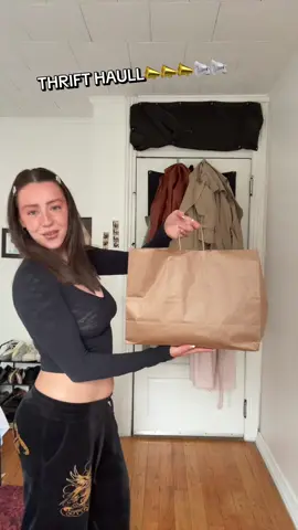 As you can tell I am super enthusiastic about a goood haul #haultok #thrifting 
