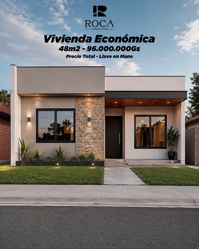Una vivienda pensada para vivir cómodo sin gastar de más. Con 48 m² bien aprovechados, este proyecto ofrece una solución práctica, económica y moderna para dar el primer paso hacia tu casa propia. ¿Querés construir tu casa propia? Te ayudamos a convertir tu proyecto en realidad. Arq. Ezequiel Cristaldo – 0985742290  Arq. Joaquín Vazquez - 0975490926  #parati #fyp #viral #tiktokviral #caaguazu