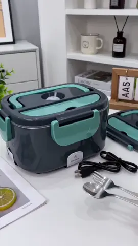 La lonchera que cambia tu día: caliente, sana y lista para comer en cualquier momento.#LunchBox #ElectricLunchBox #EasyClean #WorkLunch #tiktokmademebuyit