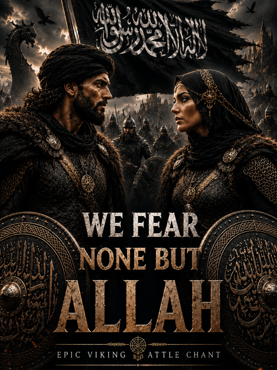[We Fear None But ALLAH] Stay Tune for New Release to All Platform @spotify@youtube@amazonmusic@applemusic@apple #viking #vikings #islam #islamic_video #hiphop #cinematic #battle #viral #fyp #iduladha #haji #moslem #world #palestine #iran #iran🇮🇷 #gaza