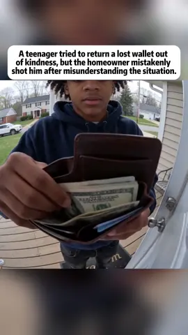 A teenager tried to return a lost wallet out of kindness, but the homeowner mistakenly shot him after misunderstanding the situation.#news #fpy #tiktok #crime #court 