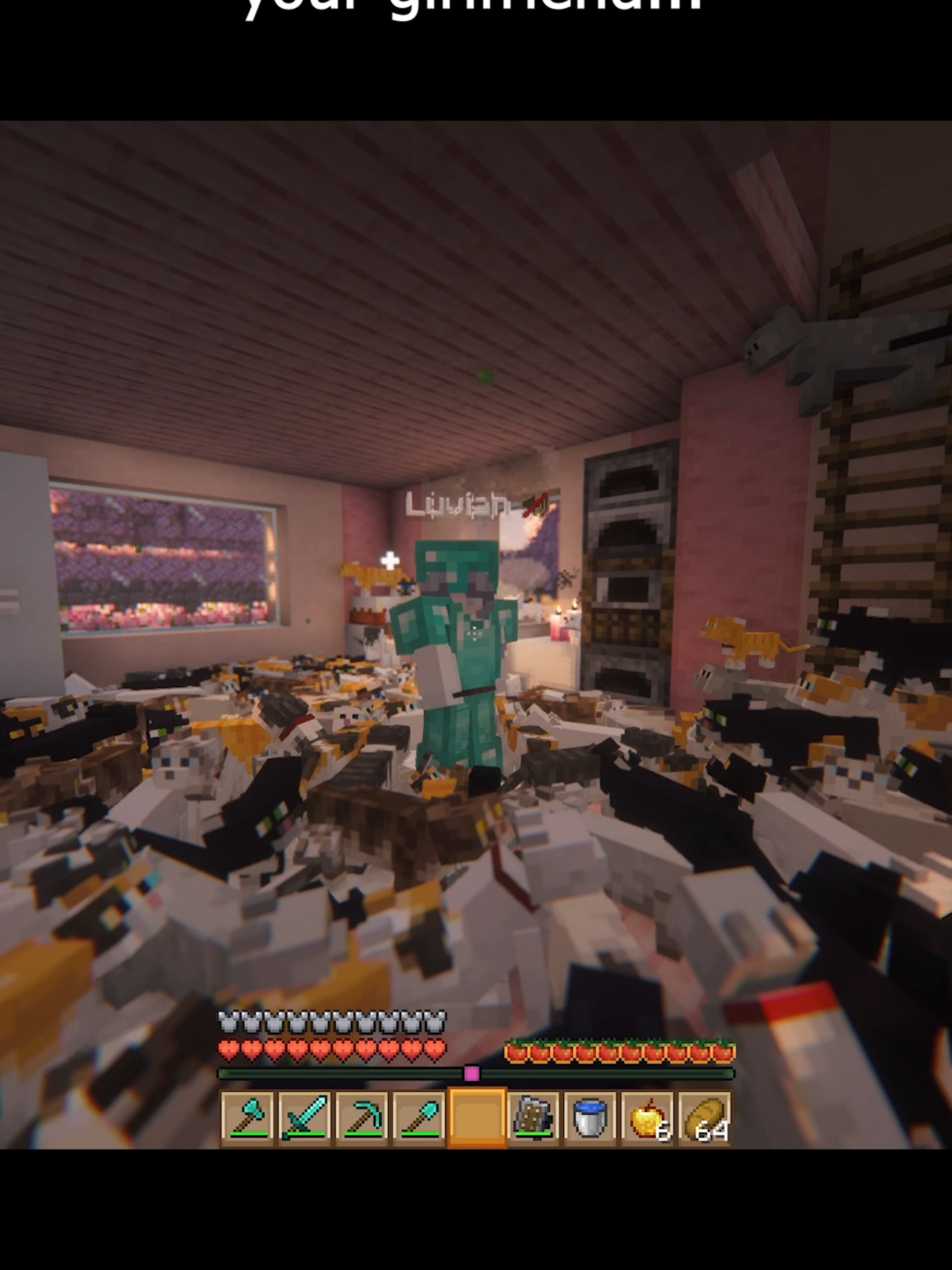 POV: Playing Minecraft with your girlfriend... #Minecraft #pov #gaming #fyp #couple
