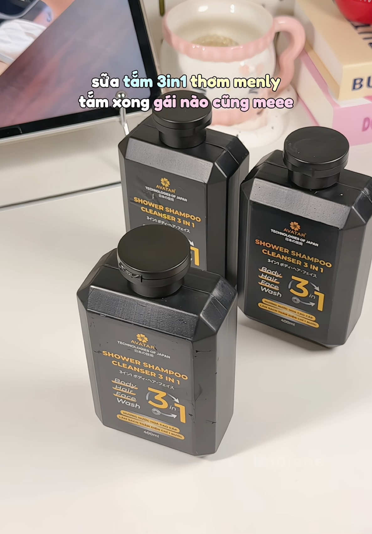 sữa tắm siu thơm mùi nam tính thích meee 🫧 #suatamnuochoa #suatam3in1 #suatamnam #suatamavatar #imbiene 